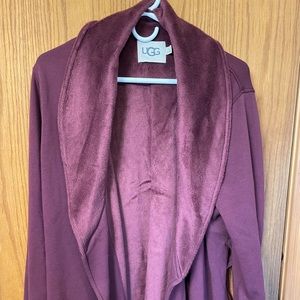 Burgundy UGG Robe